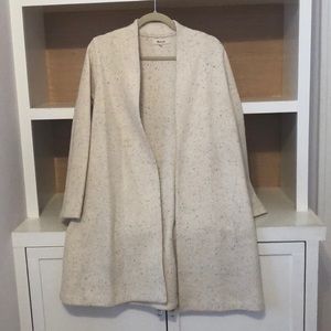 Madewell Open Front Sweated Jacket